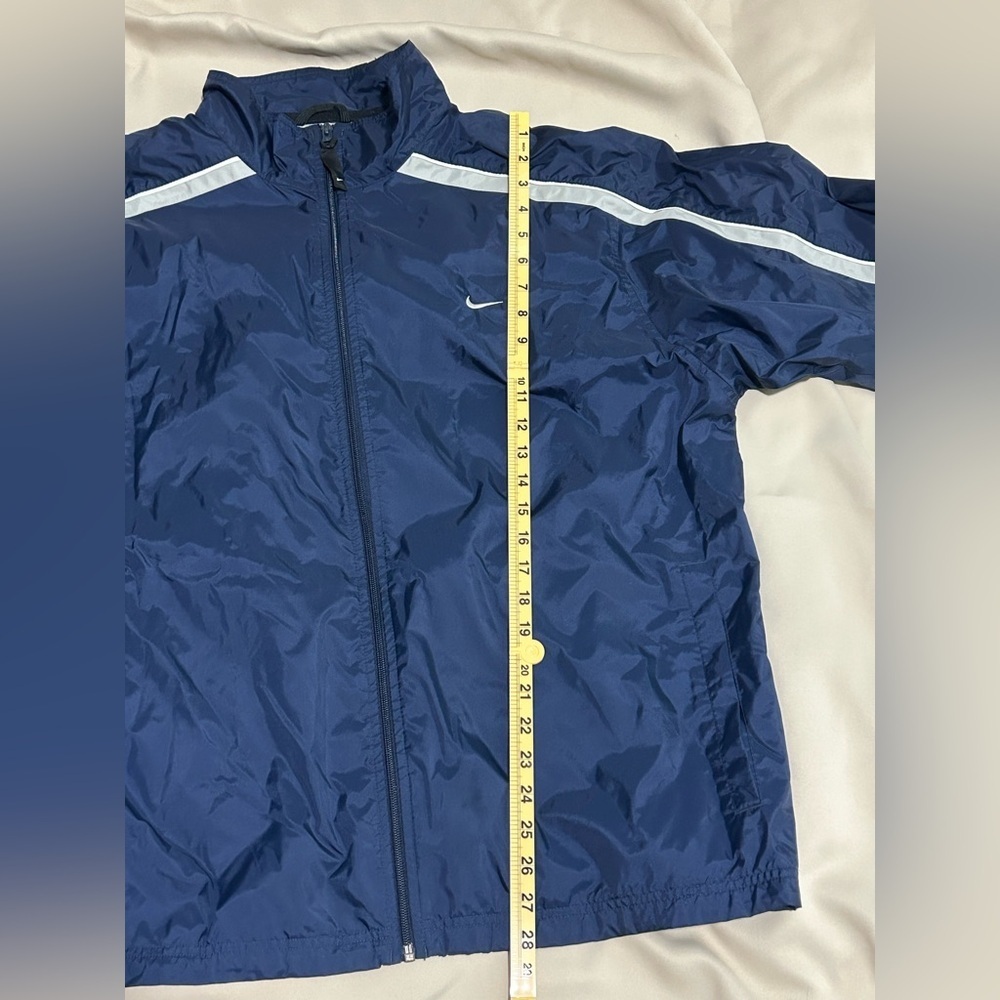 Nike Men's Vintage Zip Blue Pullover Windbreaker Jacket - Size XXL - Picture 11 of 11